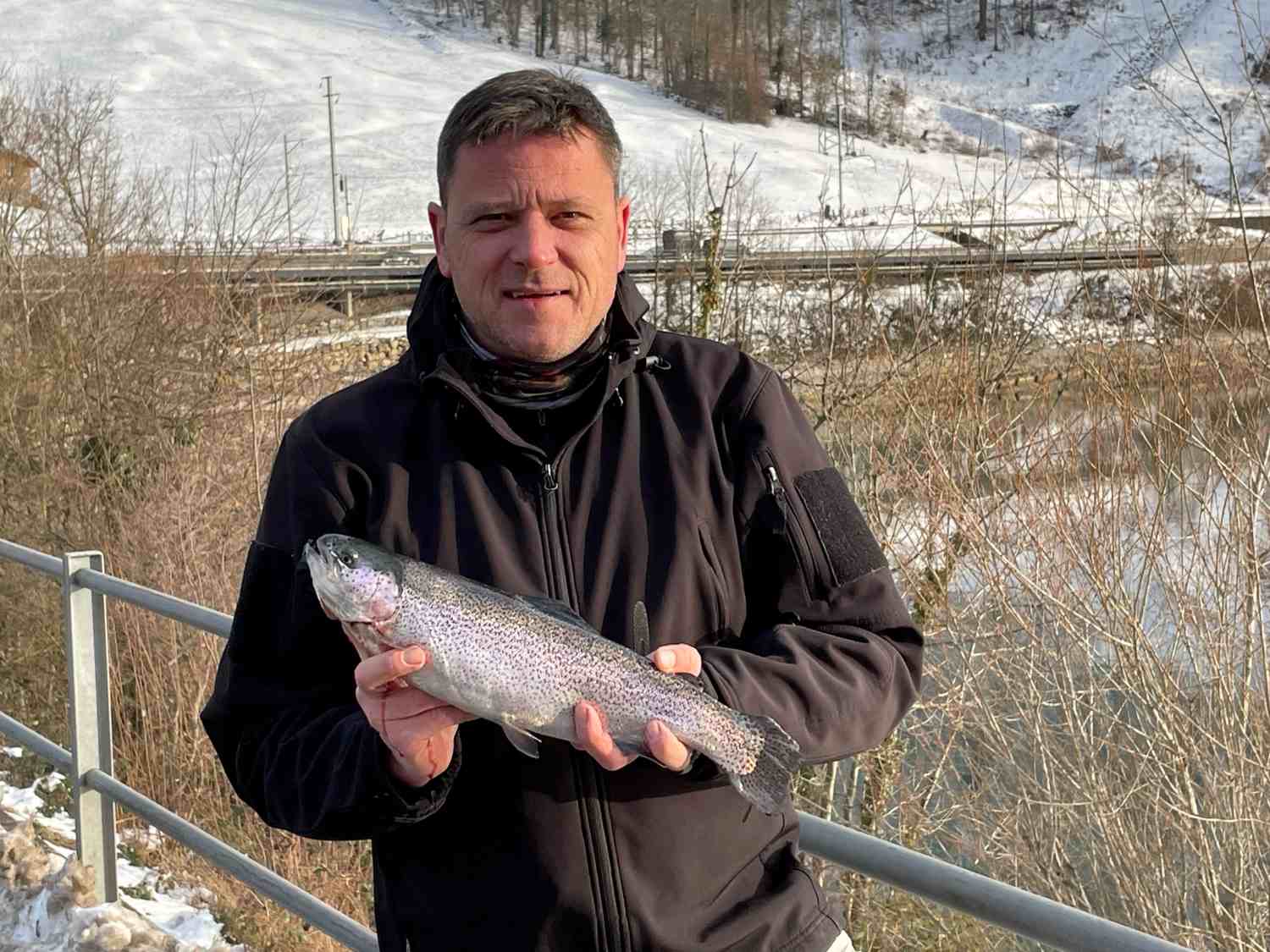 29.01.2023 Stefen Rieman Regenbogenforelle 45cm 1kg