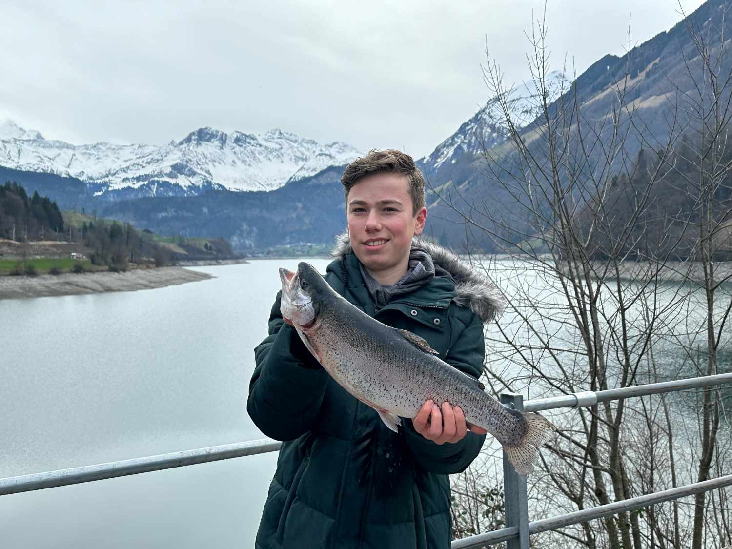 26.02.2024 Sinan Büsser Regenbogenforelle 54cm 2.12kg
