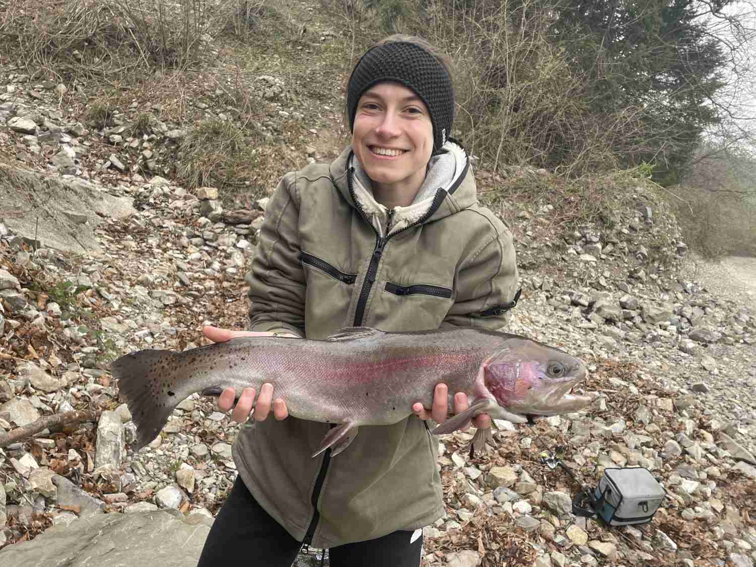 30.03.2024 Mona Strasser Regenbogenforelle 63cm