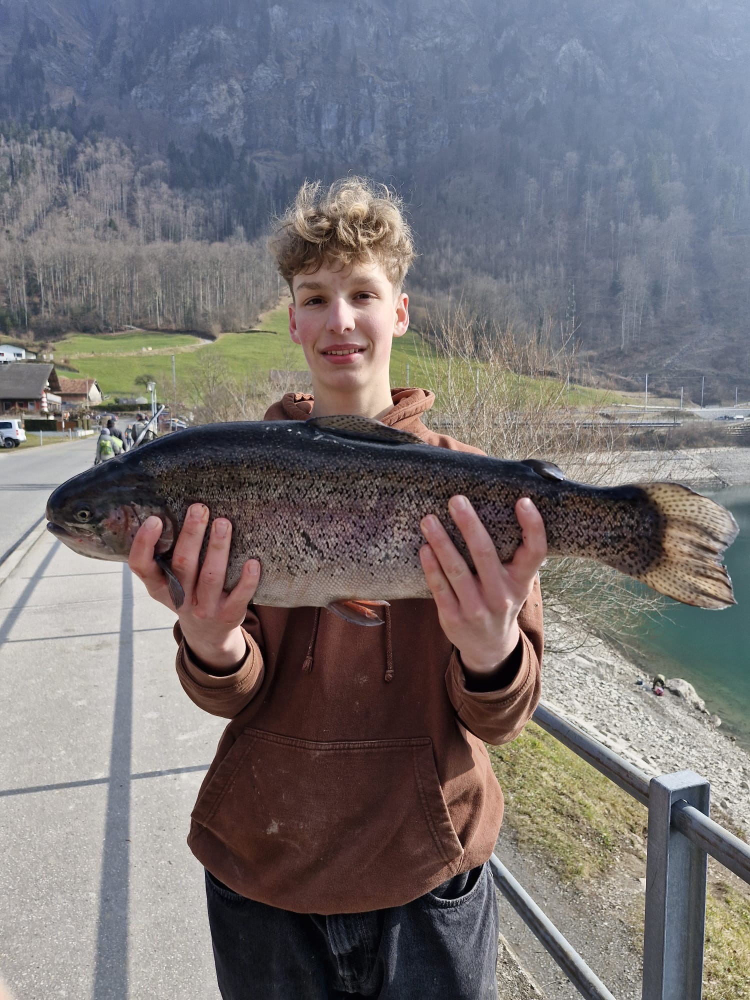 09.02.2025 Manuel Bürgler Regenbogenforelle 60cm 3.6kg