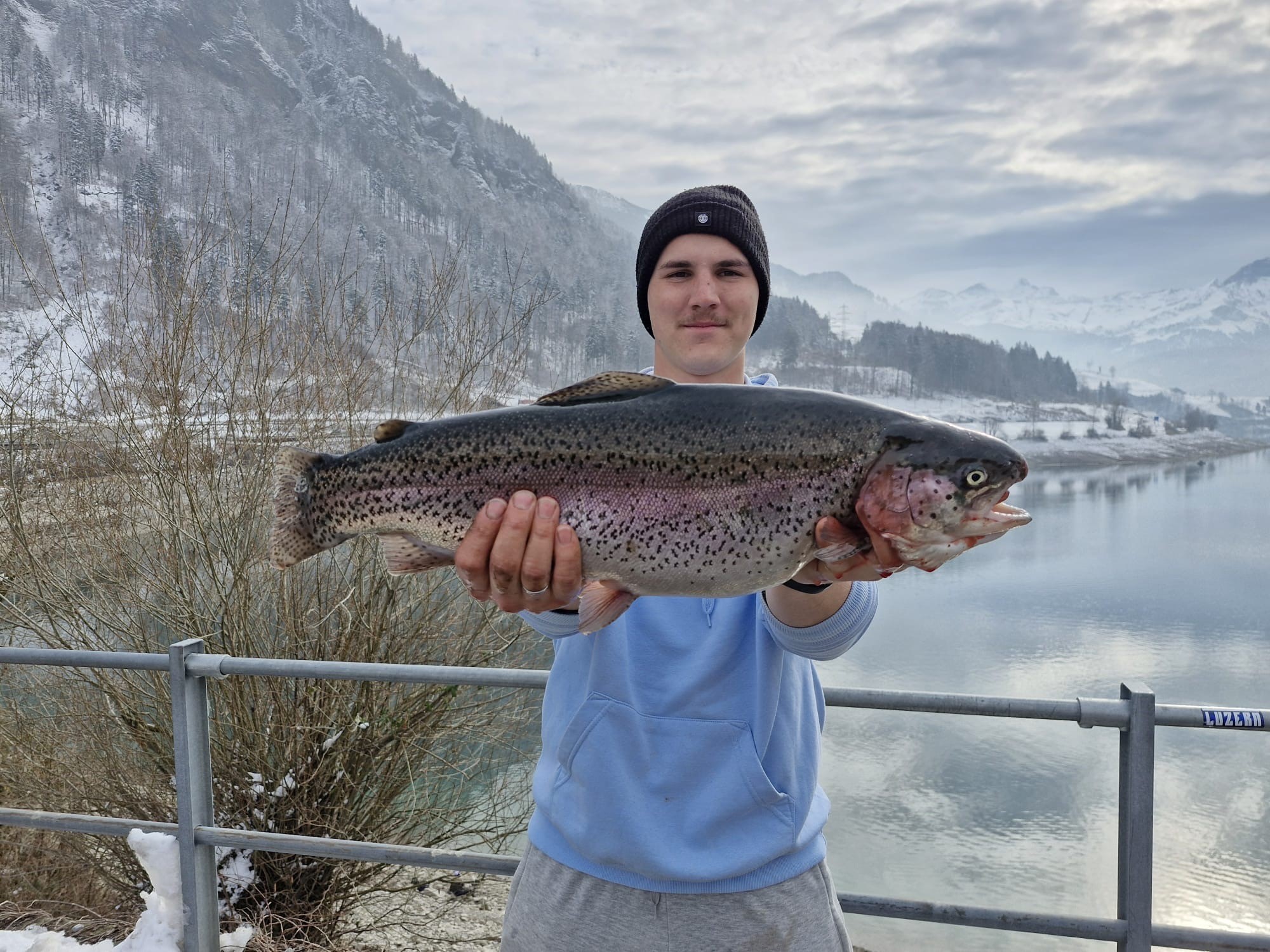16.02.2025 Nicola Brunner Regenbogenforelle 59cm 3.31kg