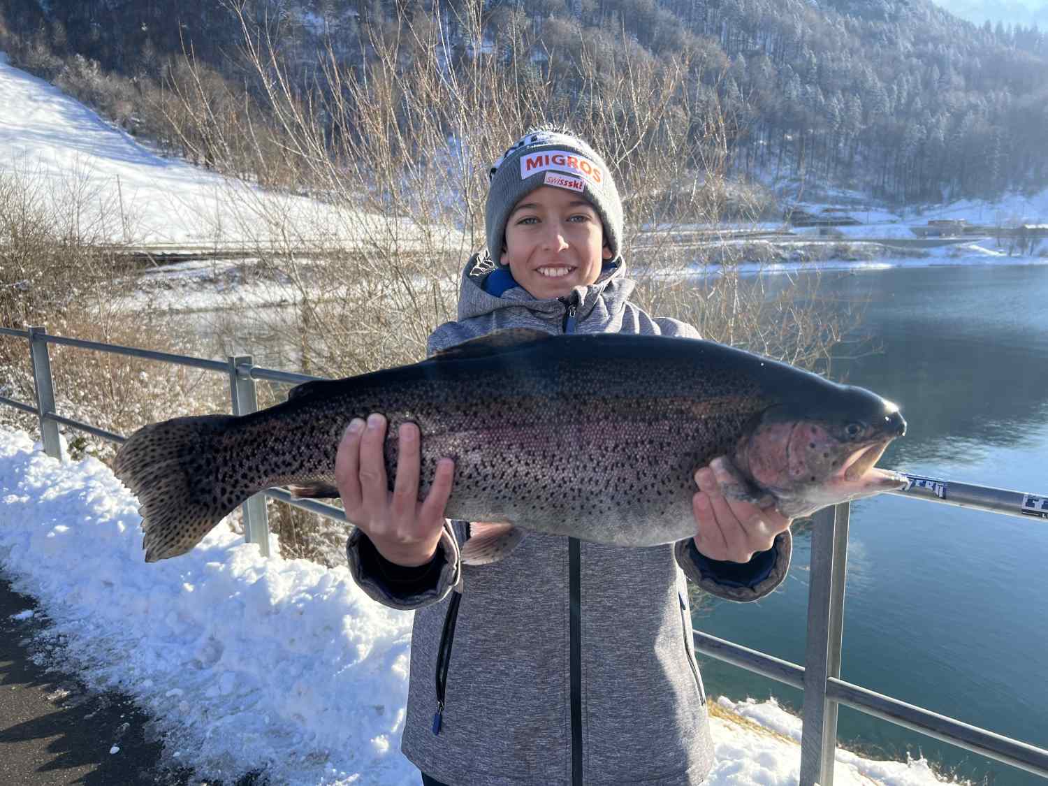 04.01.2026 Mattia Barrasso Regenbogenforelle 58cm 3.22kg