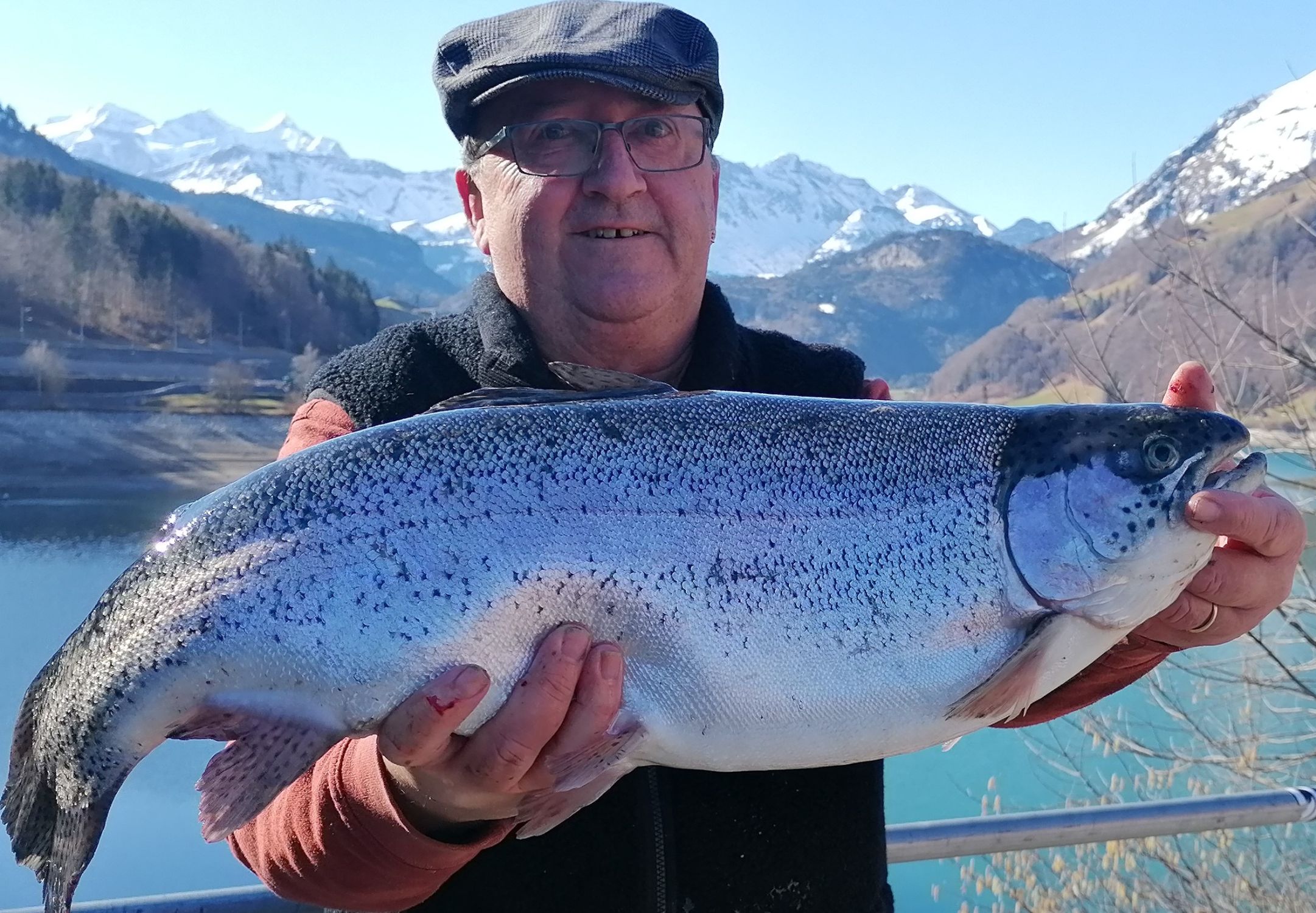 27.02.2026 Pius Näf Regenbogenforelle 63cm 4.1kg
