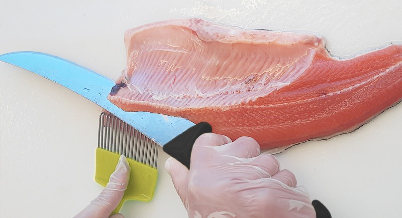 Balzer Filetiergabel Fische verarbeiten